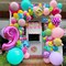 151Pcs Pastel Donut Balloon Garland Kit Pink Purple Yellow Blue Candy Donut Balloon Arch
